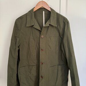 Epaulet Doyle in Stone Washed Japanese Typewriter Cloth